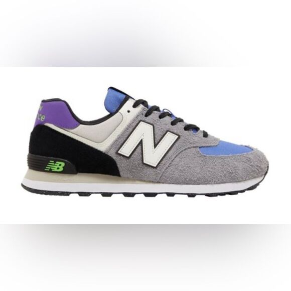 New Balance Gray and purple Sneakers; Size M 6.5 NWOT! OR Women Size 8.0 - Picture 2 of 10